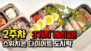 이렇게 해보세요! 2주차 스위치온 다이어트 도시락 🥗🥗 Ι 직장인 아내 도시락