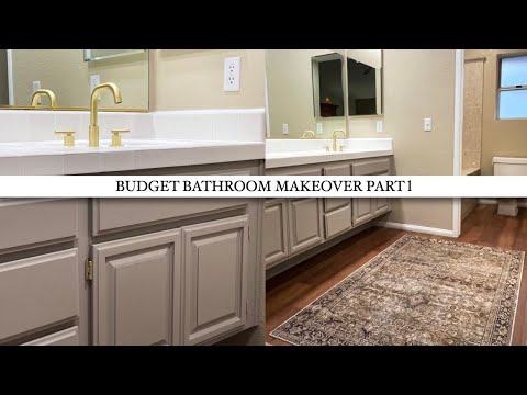 BUDGET BATHROOM MAKEOVER PART ONE