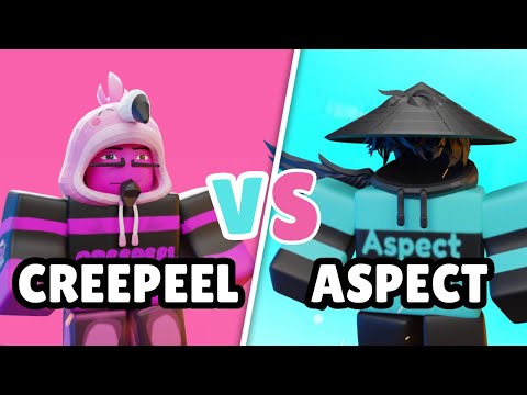 I 1v1d @OfficialAspect Again! in (Roblox BedWars!)