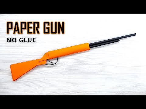 Making a Paper GUN Without Glue - a Fun and Safe Craft Project