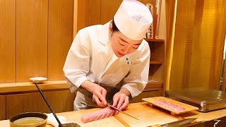 Sensibilities of a female chef weaving Reiwa-era Edo-style sushi at Ginza's famed 'Sushi Arai