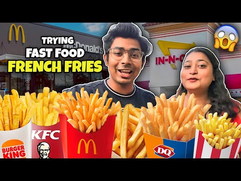 I Tried Every FAST FOOD FRENCH FRIES!!!😨🍟