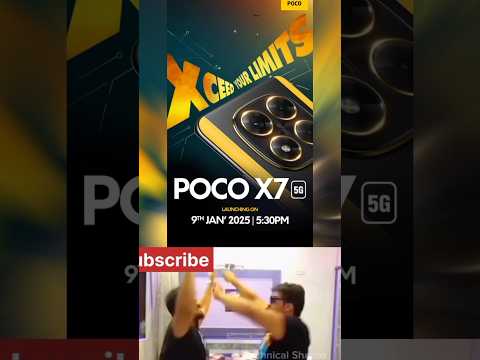 Poco x7 5g launch in india 😲👍 January 9th launch ❤️ trending shorts videos #vairalshort #youtubeshor