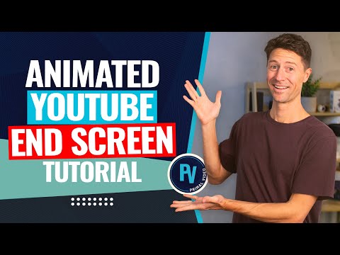 How To Make A YouTube End Screen Template (UPDATED!)