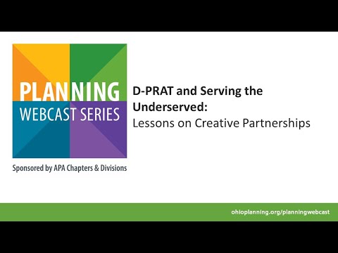 D-PRAT and Serving the Underserved: Lessons on Creative Partnerships