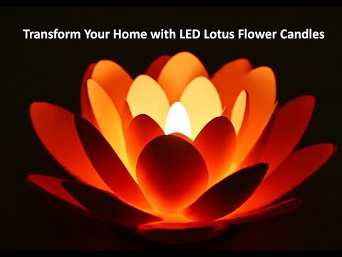 Transform Your Home with LED Lotus Flower Candles