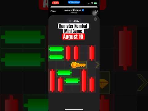 August 10 - Hamster Kombat Mini Game Puzzle Unlocked