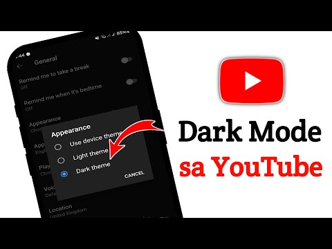 Paano I-ON ang DARK Mode Sa YouTube |   Paganahin ang Dark Mode Sa YouTube