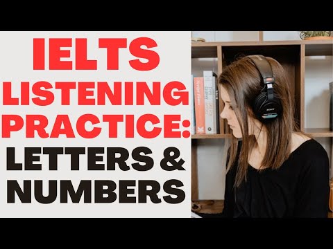 IELTS LISTENING PRACTICE + TIPS: NUMBERS AND LETTERS FOR PART 1  #ielts #ieltstips #ieltslistening