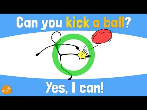 Verb Chant and Pattern Practice for Kids: Part 2 (Can You ~?) by ELF Learning - ELF Kids Videos