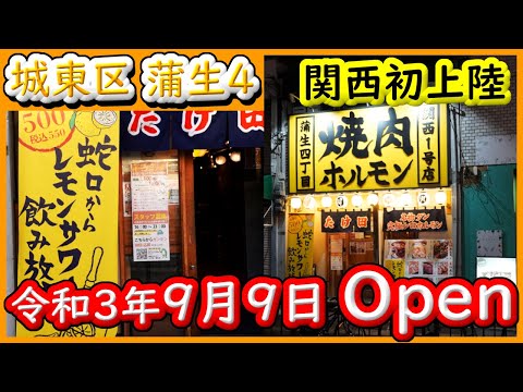 大阪 グルメ【ホルモン たけ田 蒲生店】蛇口からレモンサワーが飲み放題。安く新鮮なホルモンが最高です。