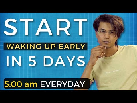 How to Wake Up Early | Change your Cycle in 5 DAYS