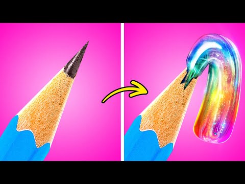 SMART SCHOOL HACKS & DIY SCHOOL SUPPLY IDEAS | Art Challenge by Imagine PlayWorld