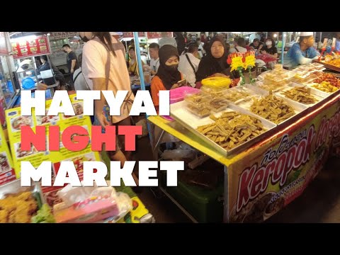 Walking Street in Hatya at Night | Hatyai Nightlife | Hatyai night market, Thailand  (EP2)