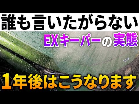 【EXキーパー】20万円のコーティングを青空駐車・洗車機だけで1年維持した艶と撥水のリアル