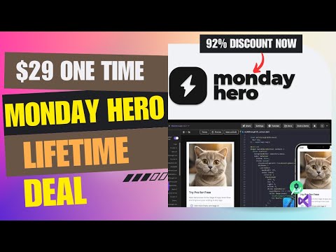 🔰🔰Monday Hero Lifetime Deal | Turn Figma to Functional Apps Instantly | $29 Lifetime Deal | 92% Now