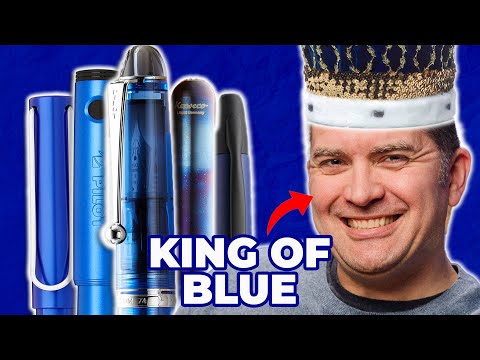 Brian Chooses His Favorite Blue Pens!