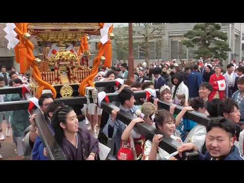 新成人祝賀神輿　匝瑳市