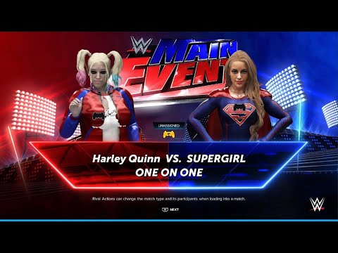 AWA Main event: Harley vs SuperGirl