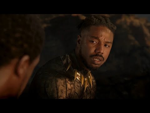 Killmonger Death Scene // "It's Beautiful" | Black Panther [IMAX HD]