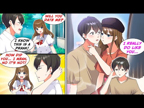 [Manga Dub] I knew it was just a prank that she asked me out to date for a week, but she... [RomCom]