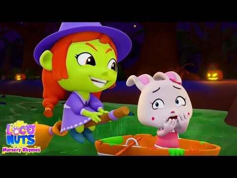 Row Row Your Boat, Halloween Nursery Rhyme & Spooky Cartoon Video