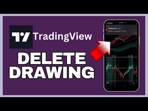 How to Delete Drawing in TradingView Mobile App 2024?