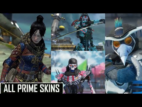 APEX LEGENDS: ALL TWITCH PRIME SKINS (2019-2023)