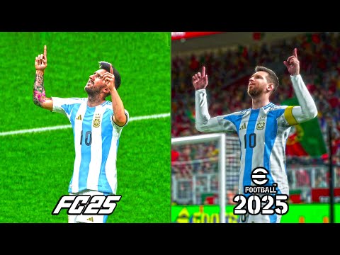 EA Sports FC 25 vs eFootball 2025 | Celebrations Comparison