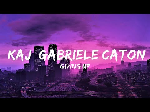 Giving Up - KAJ, Gabriele Catoni (Lyrics) 🎵 | Lyrics Video (Official)