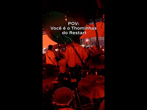 Você já sonhou em ser o baterista do Restart?