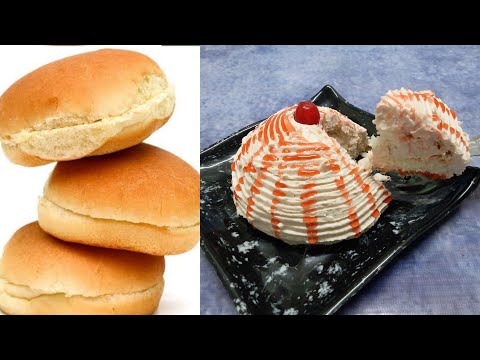 5 minutes cake recipe | Burger bun cake | |No bake cake recipe