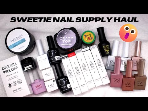 Sweetie Nail Supply Haul| $450 worth of Korean & Japanese Nail Products!!!