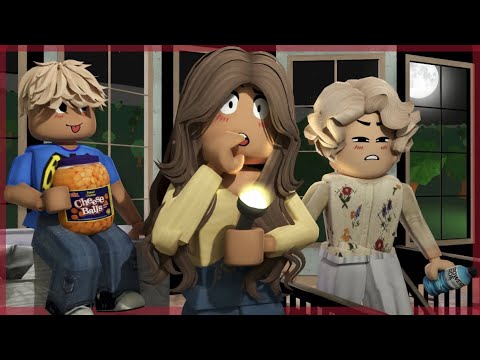 We LIVED in a CREEPY HOUSE for a WEEK! **ROADTRIP GONE WRONG!** | Bloxburg Roleplay w/voices