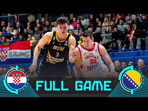 Croatia v Bosnia and Herzegovina | Full Basketball Game | FIBA EuroBasket 2025 Qualifiers