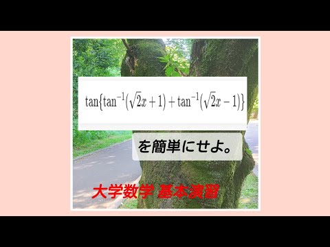 大学数学『逆三角関数の計算』