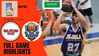 MPBL HIGHLIGHTS: Bulacan Kuyas VS Iloilo United Royals July 1, 2024