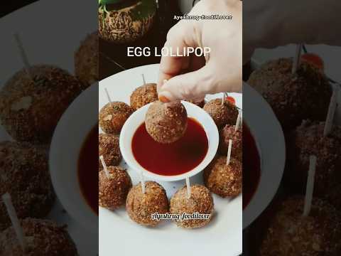 Egg Lollipop Recipe|Simple &quick recipe 😋| #food #egglollipop #youtubeshorts