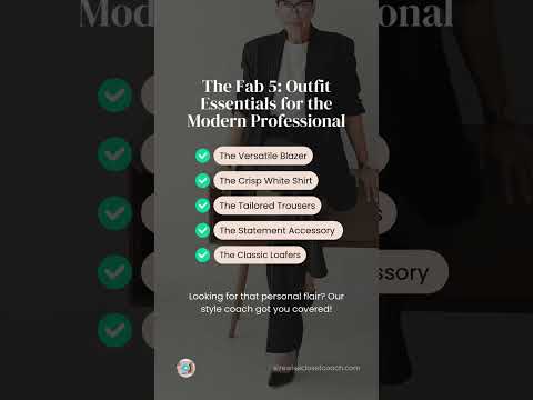 The Fab 5: Outfit Essentials for the Modern Professional