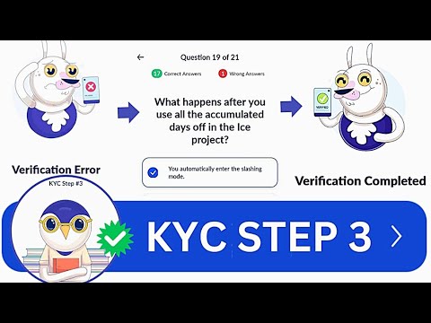 Ice Network KYC step 3 - All 21 Ice Network Quiz & Answers | KYC Step 2