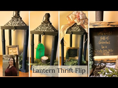 🎄Easy Lantern Thrift Flip 🎄Hello Winter🎄Decorate a Lantern 🎄Wainlux K8