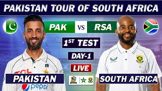 PAKISTAN vs SOUTH AFRICA 1st TEST MATCH LIVE SCORES | PAK vs SA TEST MATCH LIVE