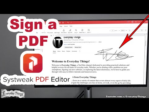 How to Sign a PDF Document with Systweak PDF Editor