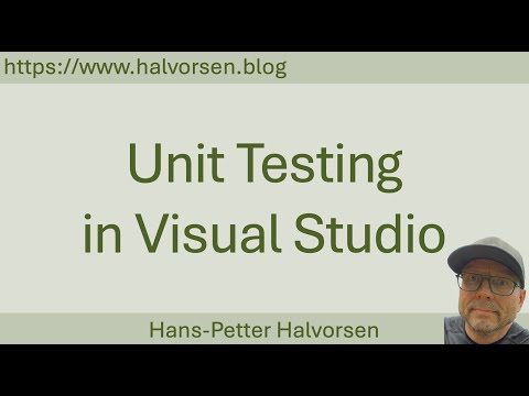 Unit Testing in Visual Studio