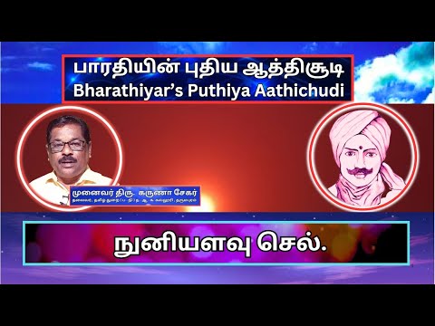 நுனியளவு செல் , பாரதியின் புதிய ஆத்திசூடி 58, Bharathiyin Puthiya Aathichudi , கருணா சேகர்