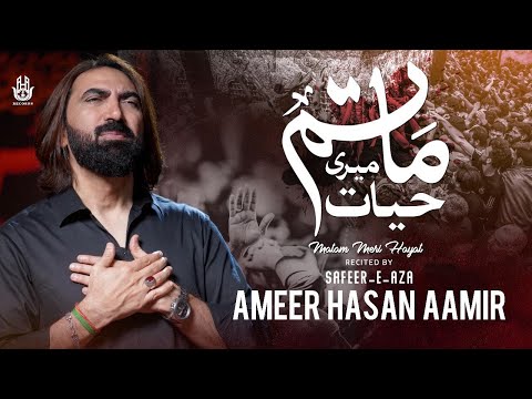 Nohay 2022 | Matam Meri Hayat Tabarruk Meri Ghiza | Ameer Hasan Aamir Nohay 2022 | New Noha 2022