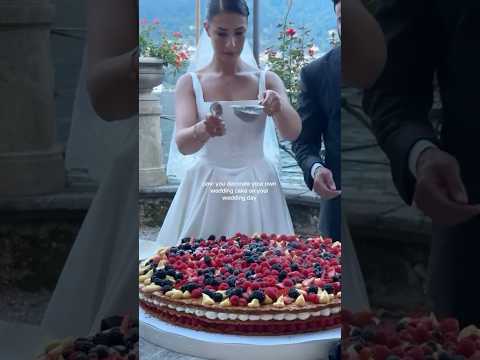 DIY Wedding Cake: Couple's Creative Twist During the Reception