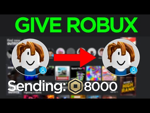 How To Give Robux To Friends On Roblox *Without Group* (how to send a friend robux no group 2023)