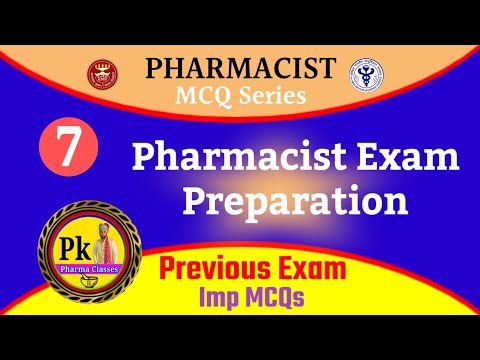 Pharma MCQs ll Pharmacist Exam Preparation ll Pharmacist MCQs Series ll Pharmacist Vacancy