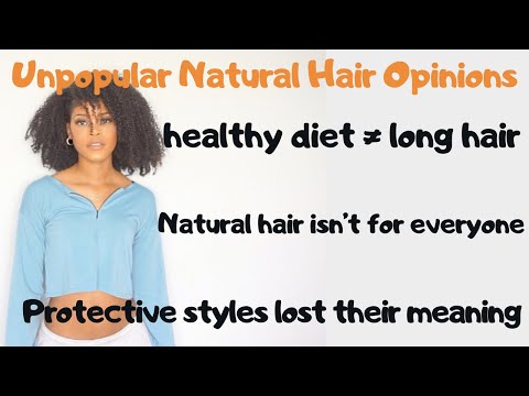 My Unpopular Natural Hair Opinions